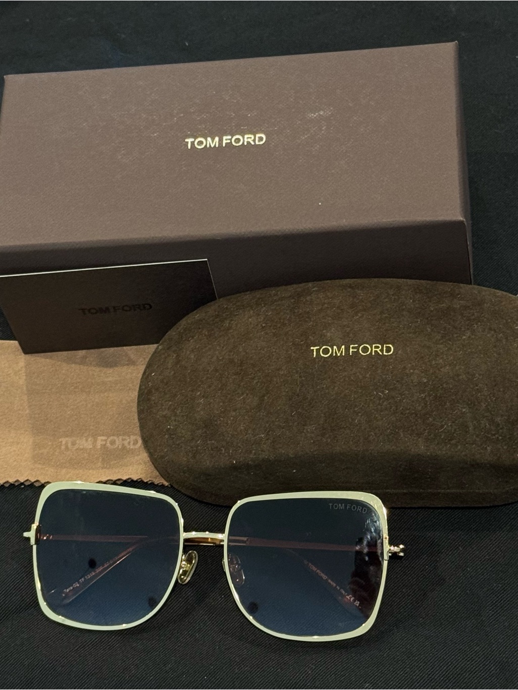 Tom Ford Tara Gold Frame Sunglasses
